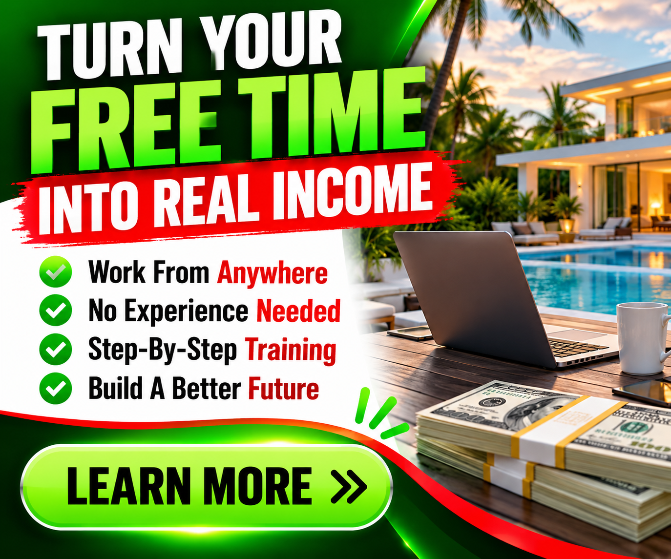 Turn your free time into real income — learn more